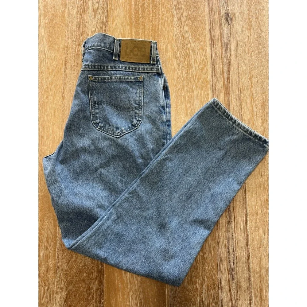 Vtg 90s Lee Riders Jeans Men's 36x32 Made in USA Union Made Denim Regular Fit